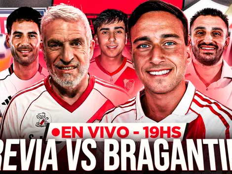 River, con la mente puesta en Bragantino: stream EN VIVO La Banda de LPM