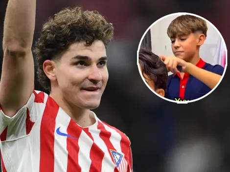 Se hizo viral: el enorme gesto de Julián Álvarez con un joven peluquero de 14 años