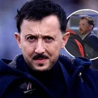 Tras asumir como Director Deportivo de River, Pablo Longoria viajó con el plantel a Brasil