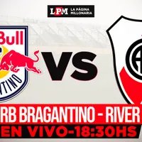 Bragantino vs. River EN VIVO: a qué hora juegan y transmisión gratis minuto a minuto por Sudamericana