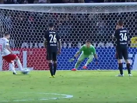 VIDEO: el penal atajado por Santiago Beltrán para salvar a River contra Bragantino