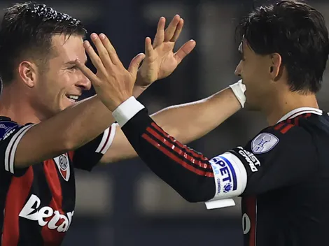Con Beltrán como figura, River logró un valioso triunfo contra Bragantino en Brasil