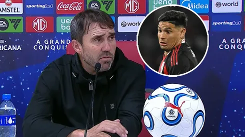 El Chacho respaldó a Salas en conferencia.