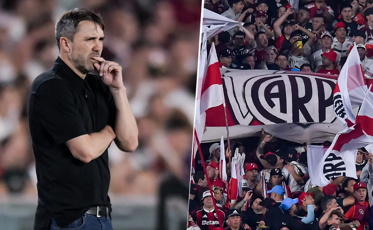 Coudet respondió a las críticas por el juego de River con un mensaje a los hinchas tras derrotar a Bragantino