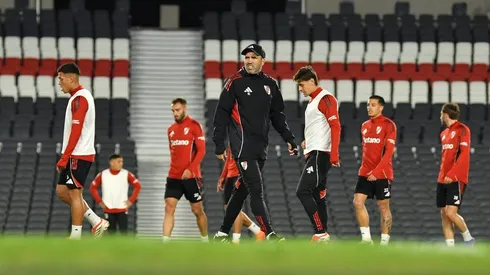 Coudet define el 11 de River para esta tarde.