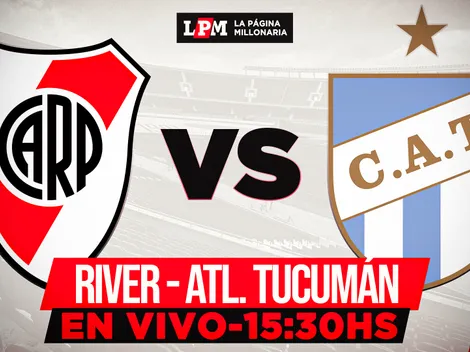 River vs. Atlético Tucumán EN VIVO: a qué hora juegan y transmisión gratis minuto a minuto