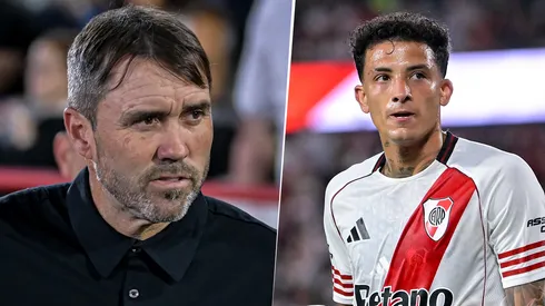 Castaño jugó tres partidos sobre los 11 que dirigió Coudet.