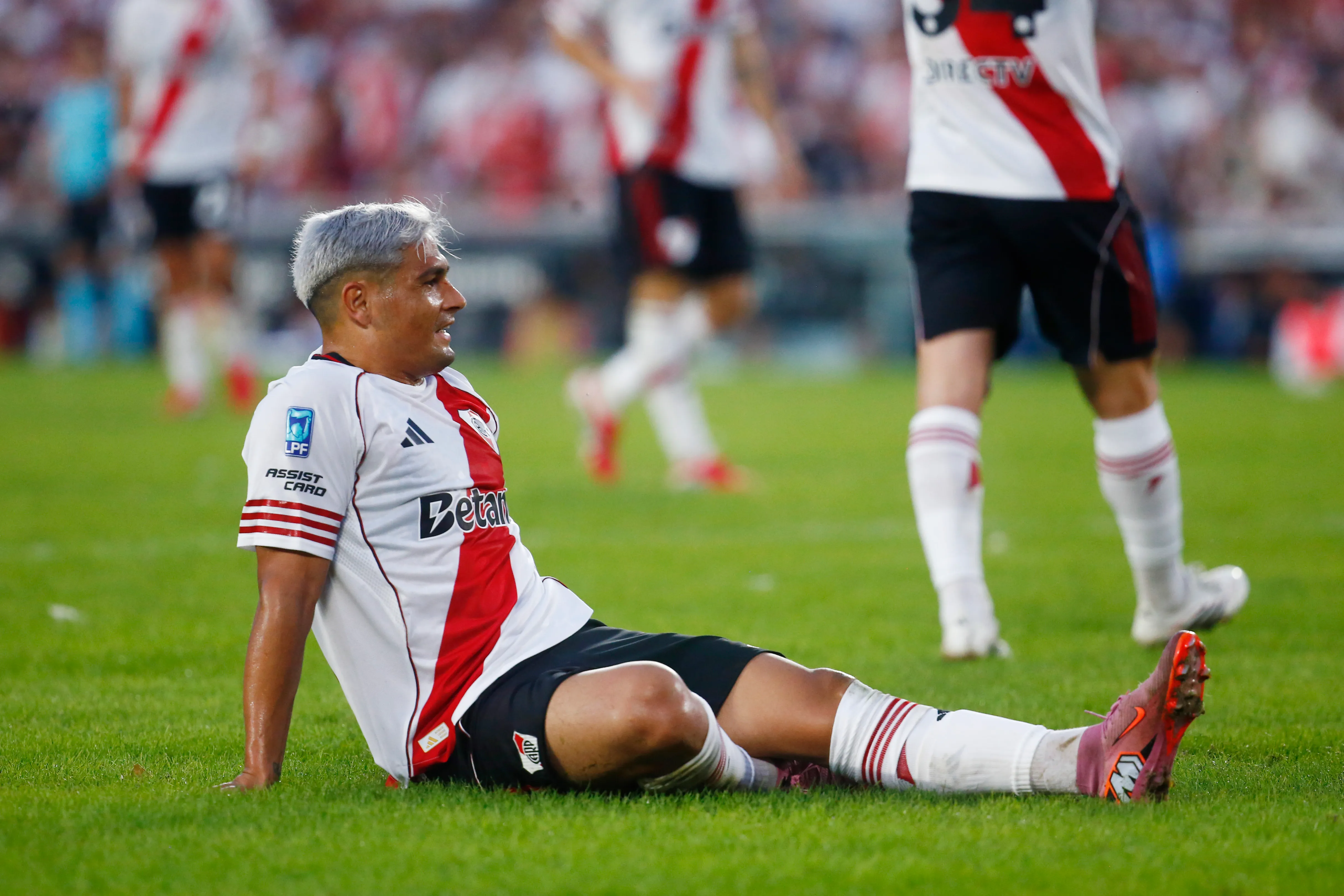 Salas jugó todo el segundo tiempo contra Atlético Tucumán y participó en siete partidos sobre 11 en la era Coudet. (Getty Images)