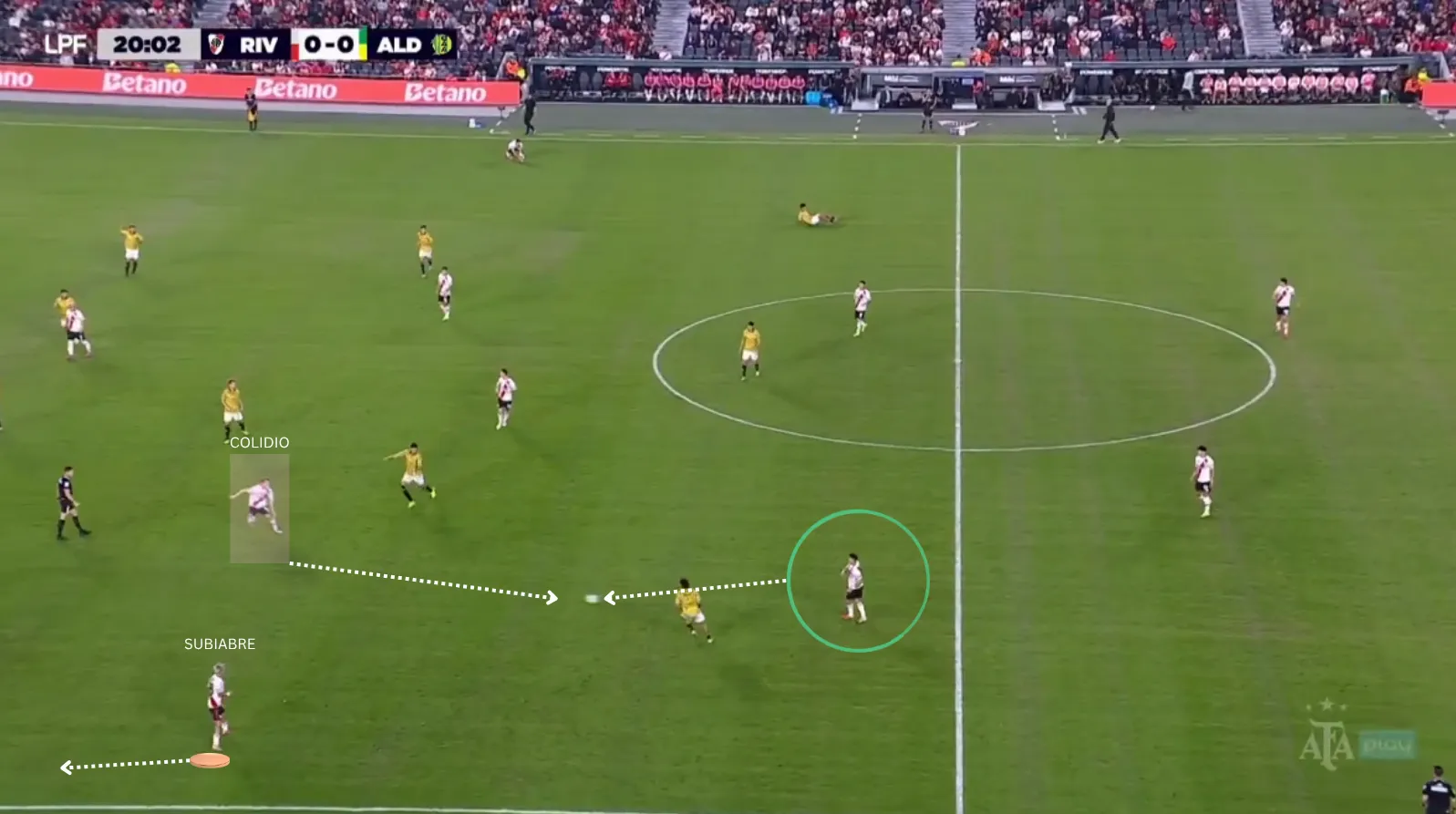 Acuña, el jugador más peligroso de River en el semestre.