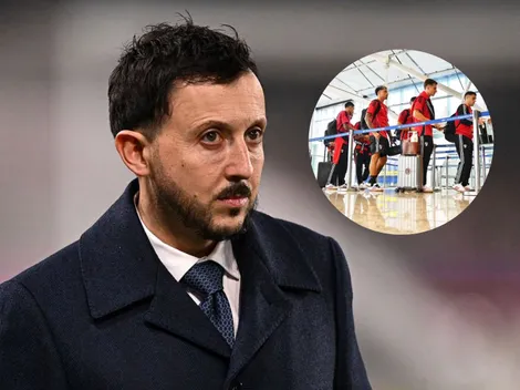Pablo Longoria viajó con el plantel a Venezuela y empieza a planificar un mercado de decisiones fuertes