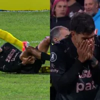 Ex River: Tomás Nasif salió lesionado y llorando en Platense vs. Peñarol y encendió las alarmas