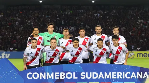 Los once de River que salieron a la cancha ante Carabobo. (Foto: Getty).