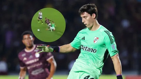 El arquero vio la roja en una jugada insólita.