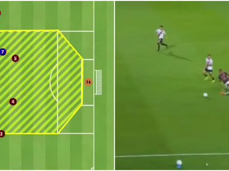 Roja a Beltrán y la zona DOGSO: la regla que el árbitro de River vs Carabobo no cumplió