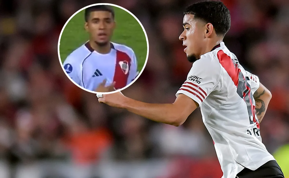 Kendry Páez lleva disputados 11 partidos en River y convirtió un gol.