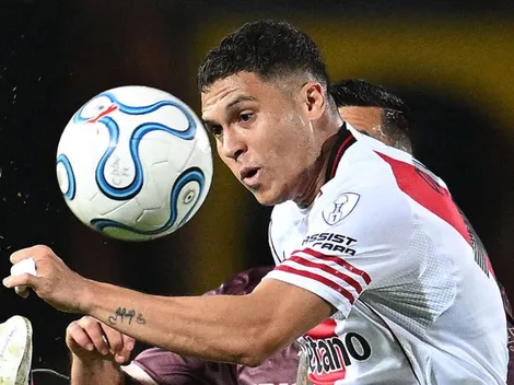 Juanfer explicó la menra en la que pateó el penal y sacó pecho: "River está para ganar"