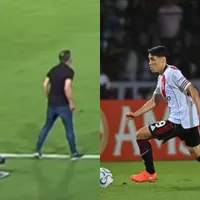 La bronca de Coudet con Lencina en pleno partido con Carabobo que no se vio: "¡Estás trotando!"