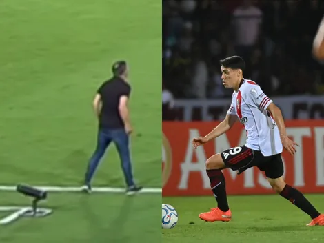 La bronca de Coudet con Lencina en pleno partido con Carabobo que no se vio: "¡Estás trotando!"