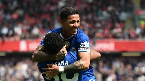 Enzo convirtió frente a Liverpool en Anfield.