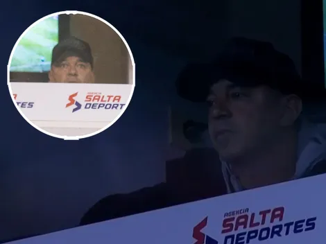 Gallardo volvió a aparecer en público y fue a ver un partido de Copa Argentina