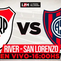 River vs. San Lorenzo EN VIVO: transmisión gratis minuto a minuto