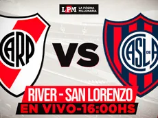 River vs. San Lorenzo EN VIVO: transmisión gratis minuto a minuto