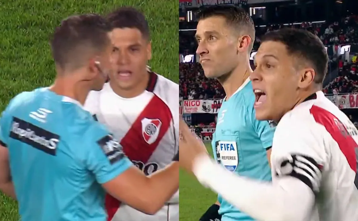 Quintero se enojó con Acuña mientras hablaba con Zunino.
