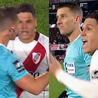 Video: el fuerte intercambio entre Juanfer Quintero y Marcos Acuña en River vs. San Lorenzo