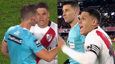 Quintero se enojó con Acuña mientras hablaba con Zunino.