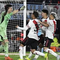 Santiago Beltrán, héroe de River en los penales vs. San Lorenzo: el festejo a lo Barovero con los hinchas