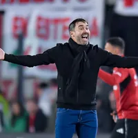 Coudet, aliviado tras la clasificación de River: “Que los hinchas se vayan contentos te gratifica”