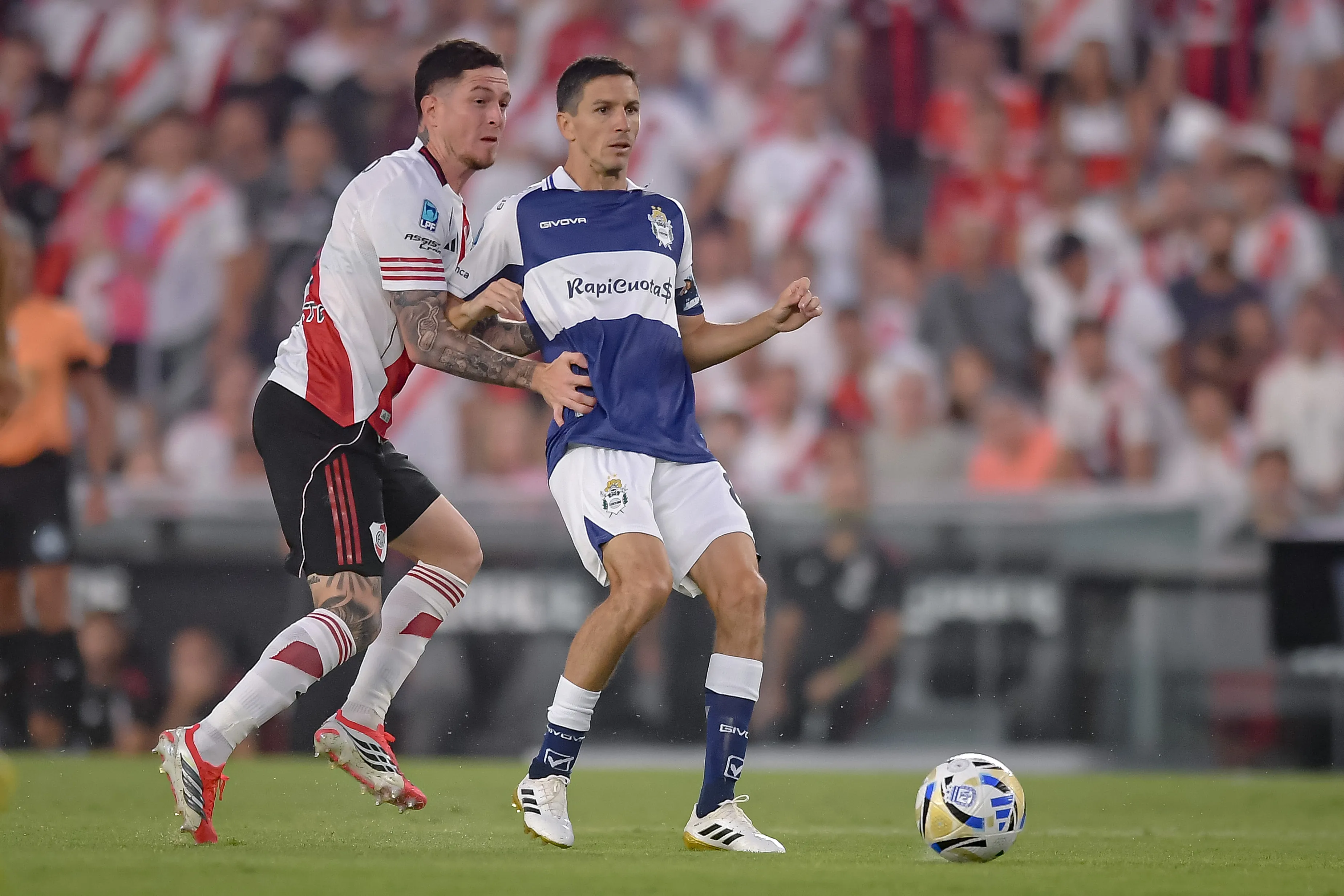 Nacho Fernández volvió a Monumental en enero y en ese momento fue victoria de River. (Getty Images)