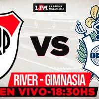 River vs. Gimnasia EN VIVO: a qué hora juegan y transmisión gratis minuto a minuto