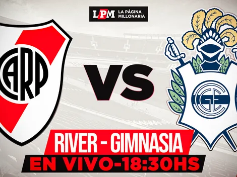 River vs. Gimnasia EN VIVO: a qué hora juegan y transmisión gratis minuto a minuto