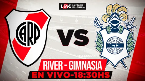 River vs. Gimnasia EN VIVO: a qué hora juegan y transmisión gratis minuto a minuto