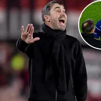 Fuerte cruce entre el Chacho Coudet y Nacho Fernández en River vs. Gimnasia: “Cerrá el…”