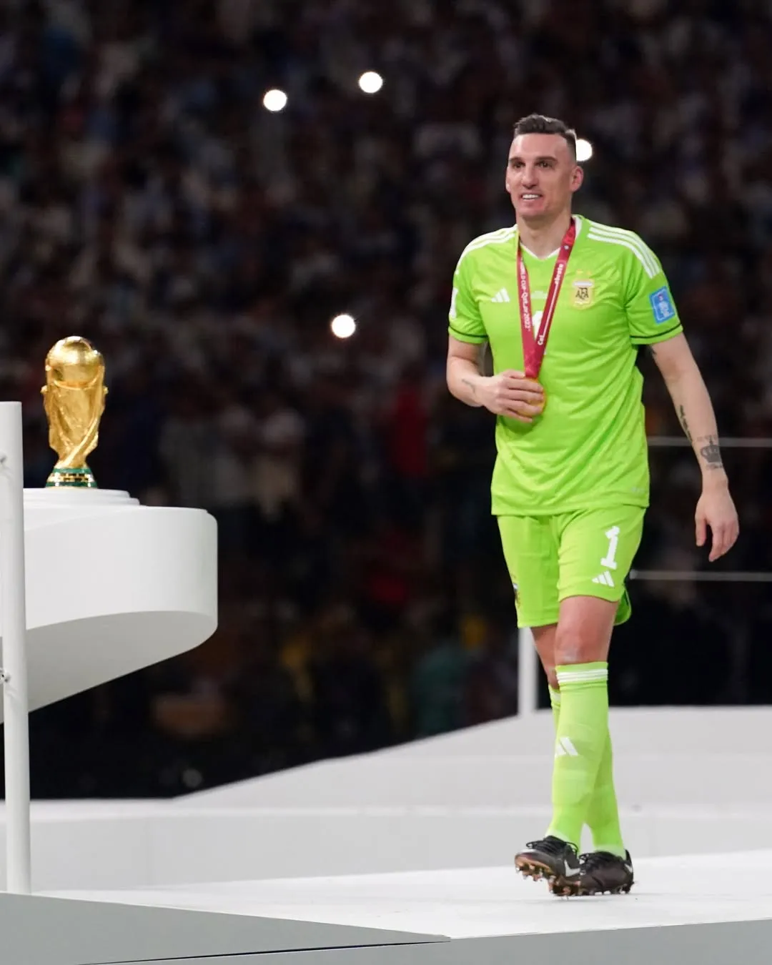 Franco Armani, de River a campeón del mundo con la Selección Argentina en Qatar 2022.