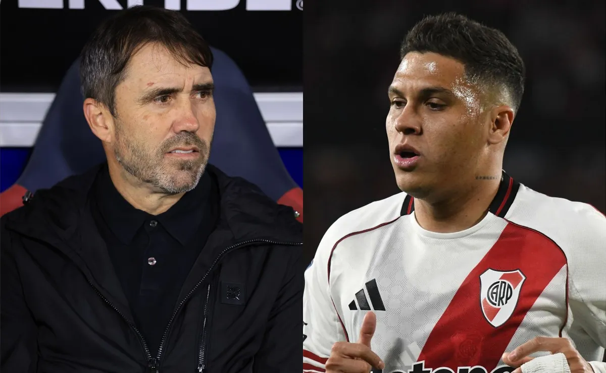 Coudet explicó por qué Juanfer Quintero sigue sin ser titular en River: 