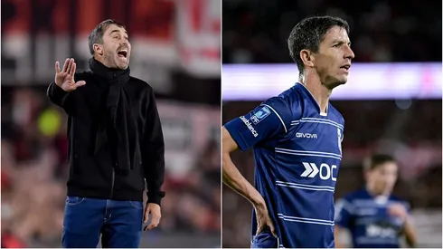 El DT y el ex-River tuvieron un encontronazo en el Monumental