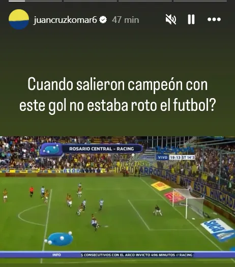Su primera publicación fue contra Racing en el campeonato de 2014.