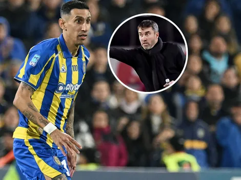 El único antecedente de Di María jugando para Rosario Central en el Monumental y la particularidad con Coudet