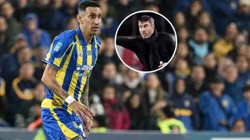 Di María y Coudet compartieron plantel en Rosario Central.