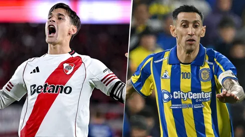 Lucas Martínez Quarta y Ángel Di María.