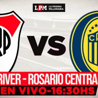 River vs. Rosario Central EN VIVO: a qué hora juegan y transmisión minuto a minuto gratis