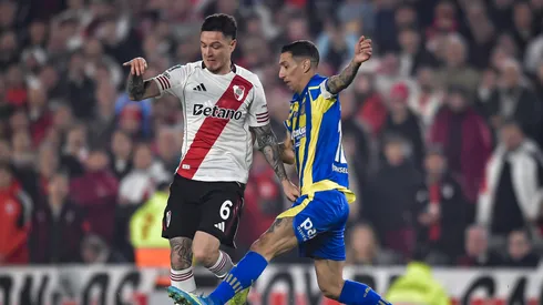 Anibal Moreno también salió lesionado ante Central.
