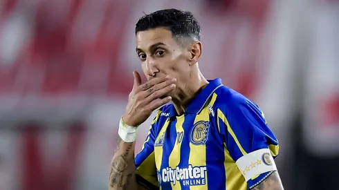 Di María se quejó del arbitraje en el Monumental.