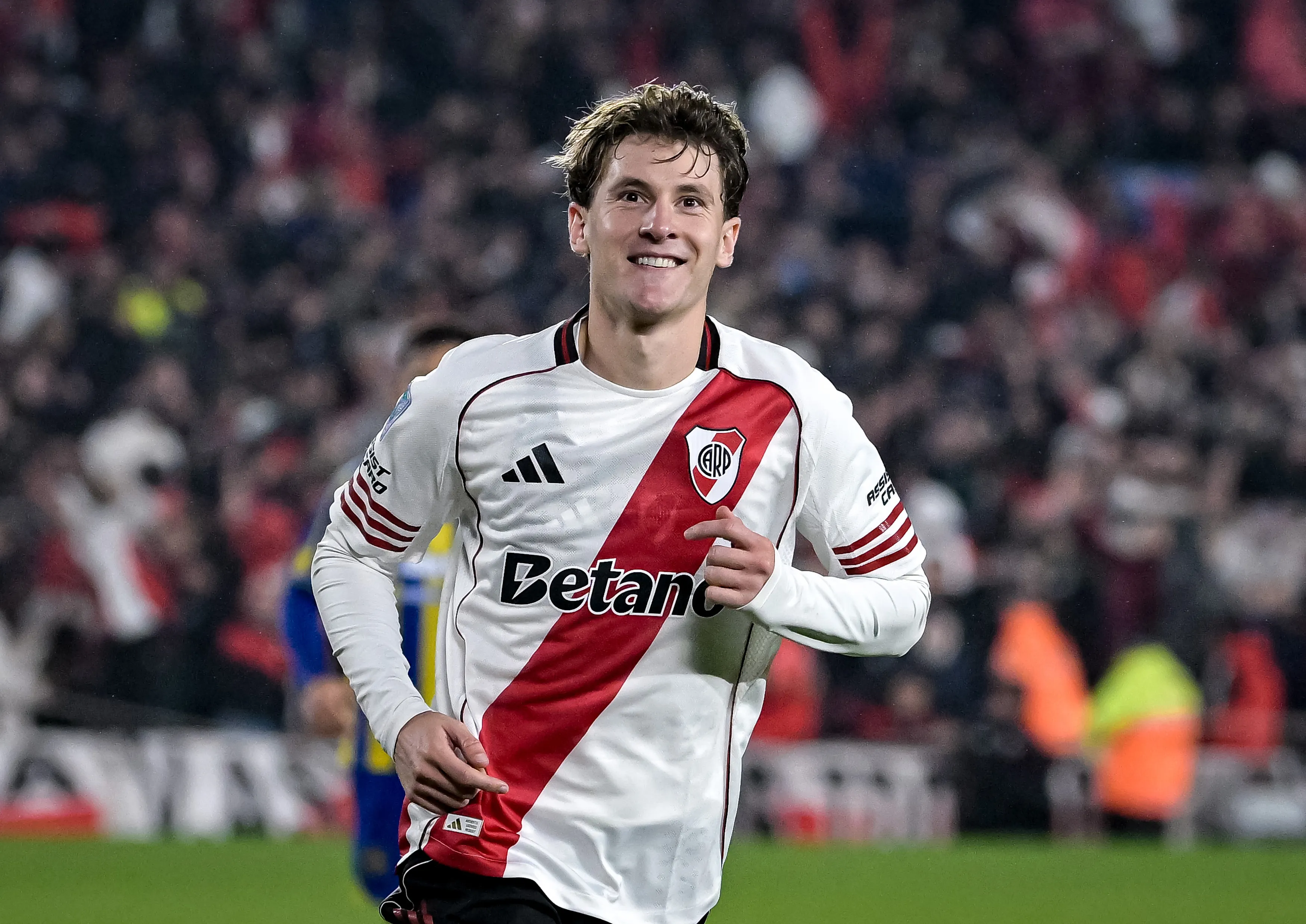 Colidio festeja su gol ante Rosario Central. (Getty Images)