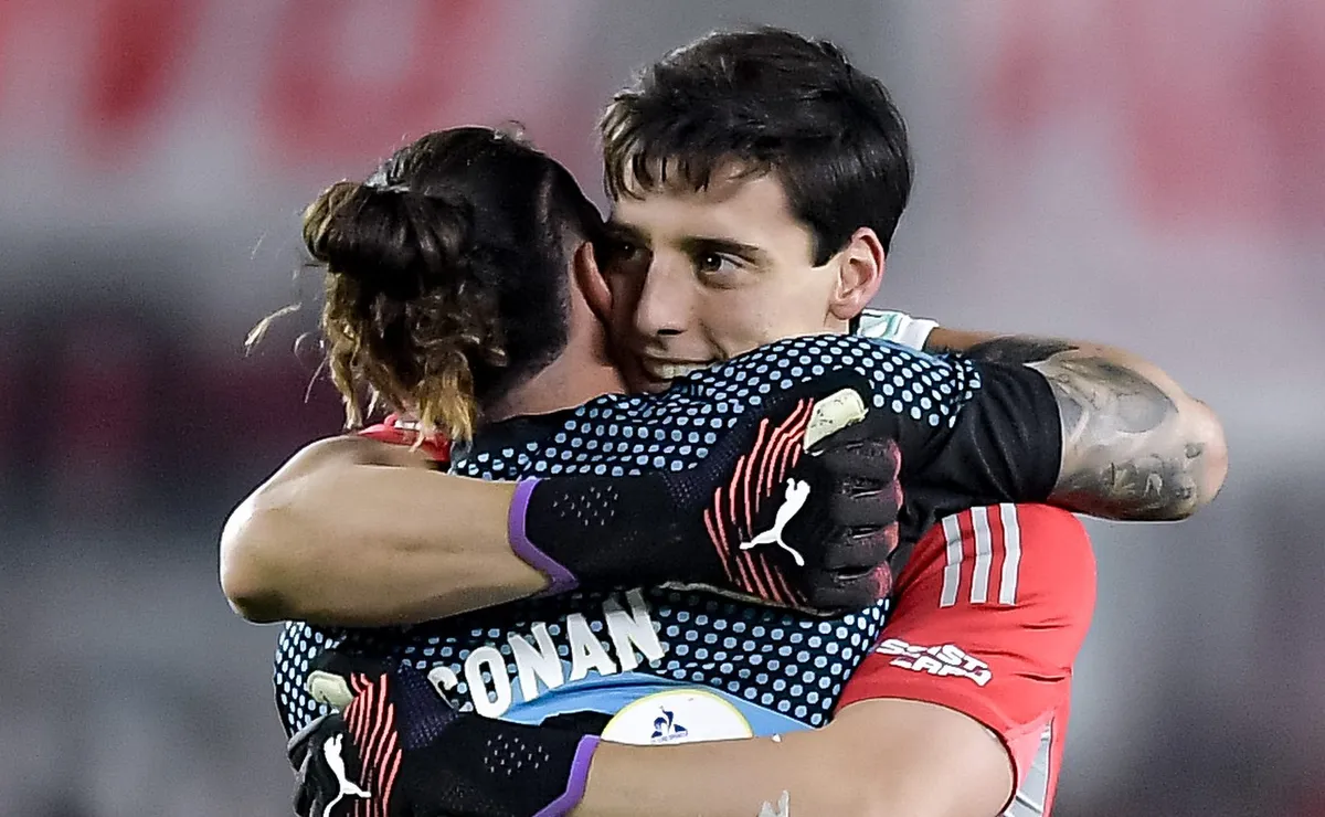 Para aplaudir: el destacable gesto de Beltrán con Jeremías Ledesma tras la victoria de River