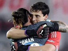 Beltrán tuvo un destacable gesto con Jeremías Ledesma en medio de los festejos de River