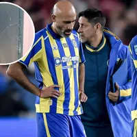 Destrozado: así dejó el vestuario visitante la delegación de Rosario Central